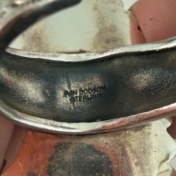 Sterling silver Turquoise Statement Ring adjustable aize - Picture 4 of 4